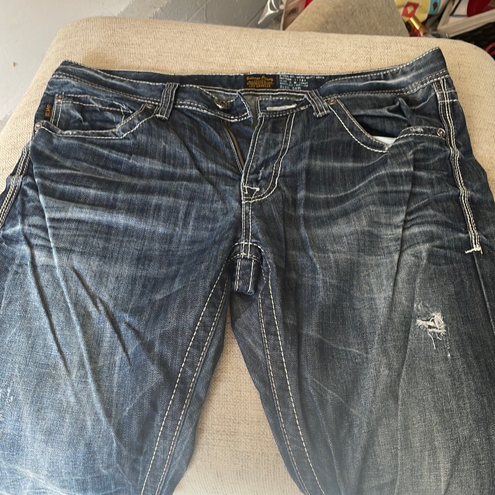 Worn a couple times, bootcut size 34r mens jeans